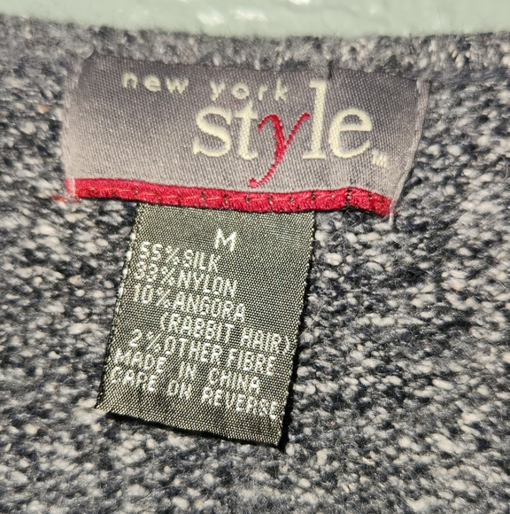 Grey button-up cardigan- Used - Picture 3 of 4